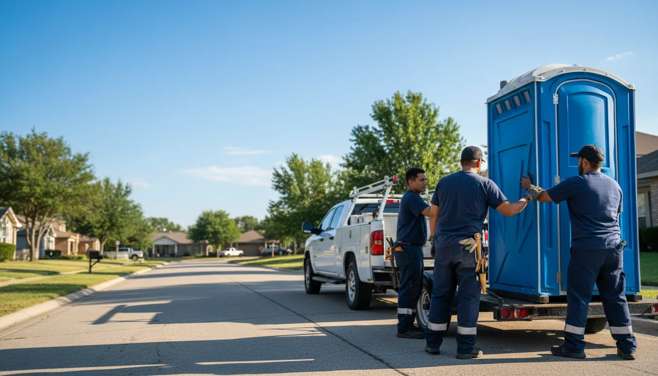 Portable Toilet Rental in Ravenna, TX near me